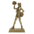 Signature Series Gold Cheerleading Figure - 8"